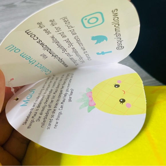 Squishmallows 2021 Maui Pineapple Girl Target 16” Big Pillow Stuffed Plush Toy - Picture 11 of 13